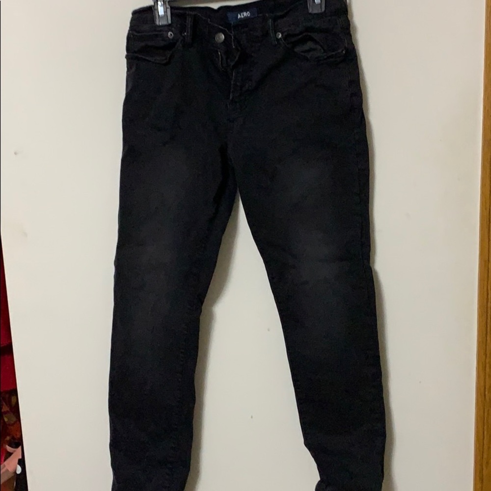Slim black jeans